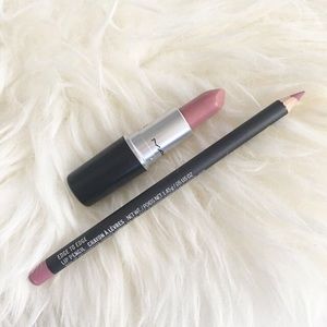 mac lipstick and liner